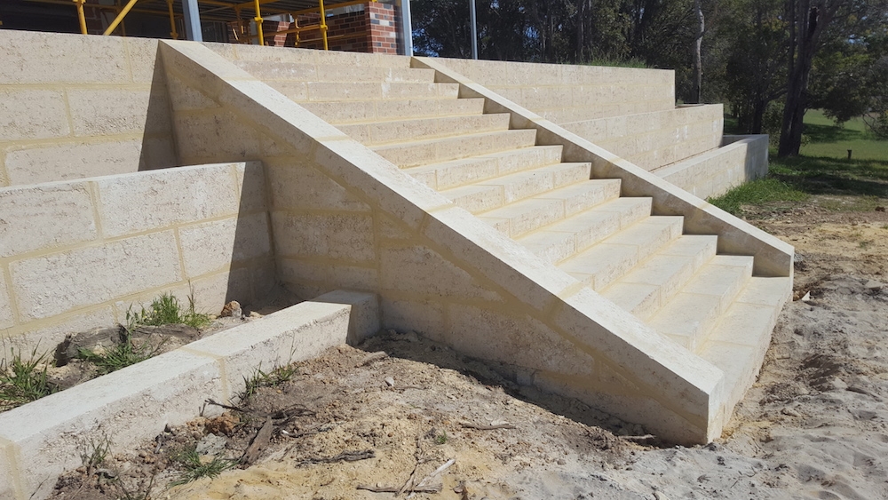 Limestone Retaining Walls Perth Retaining Wall Blacks Bears Fencing
