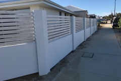 modular wall with slats