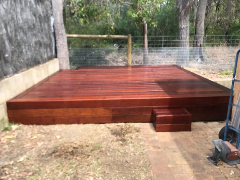 Completed Merbau Deck